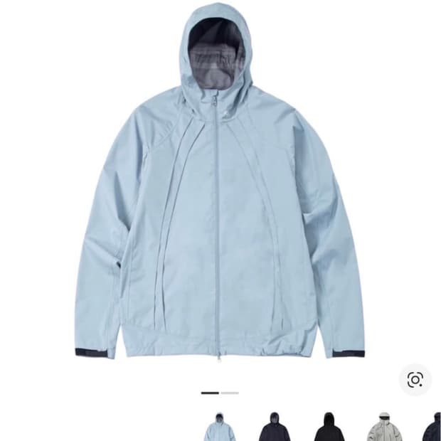 산산기어 윈드블록 자켓 스카이 블루 1사이즈