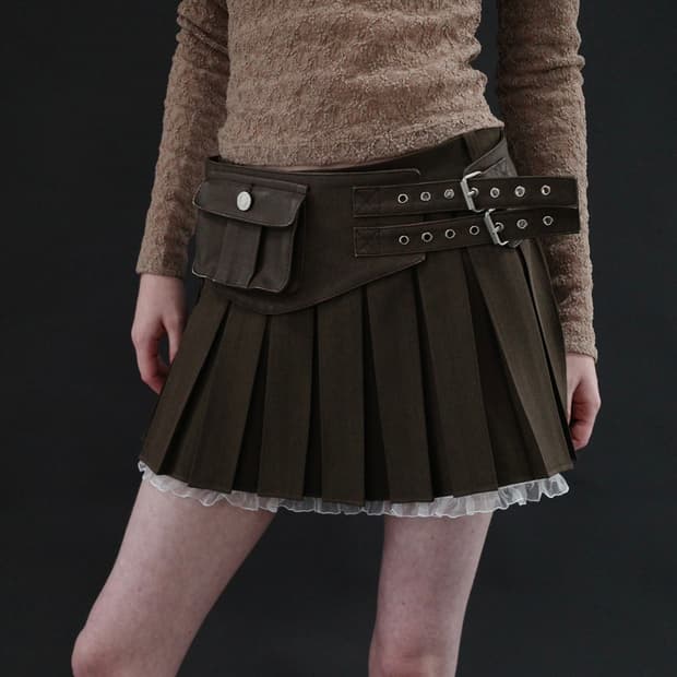 드라이로즈 아일렛 포켓 벨트 브라운