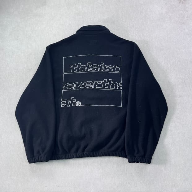 100 디스이즈네버댓 플리스 블루종 자켓