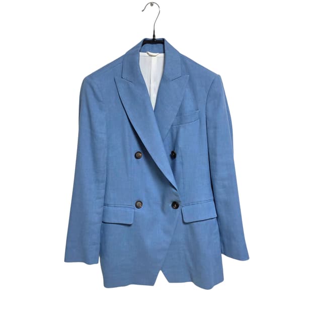 브루넬로 쿠치넬리 여성 린넨 블레이저 더블자켓