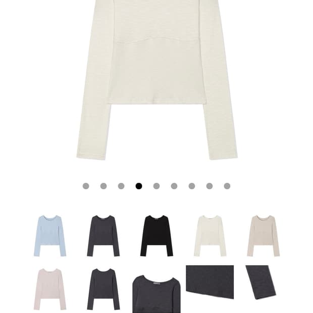 yuje BELLY TOP 아이보리/S