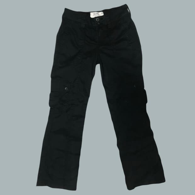 홀리스터 로우라이즈 카고 부츠컷 팬츠