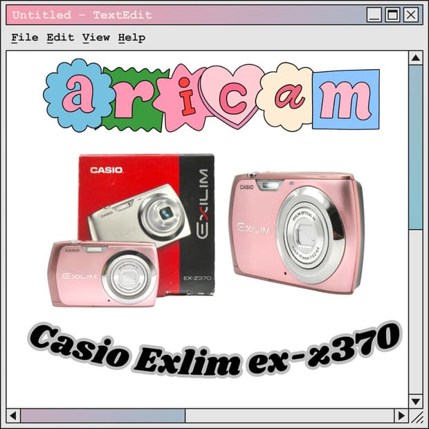 쿨톤&투명🫧)Casio Exlim ex-z370 카시오 엑슬림 z370