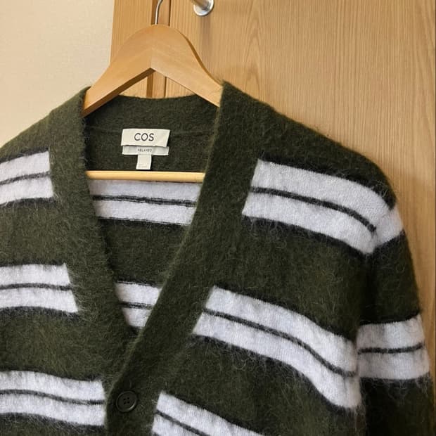 코스 모헤어 가디건
