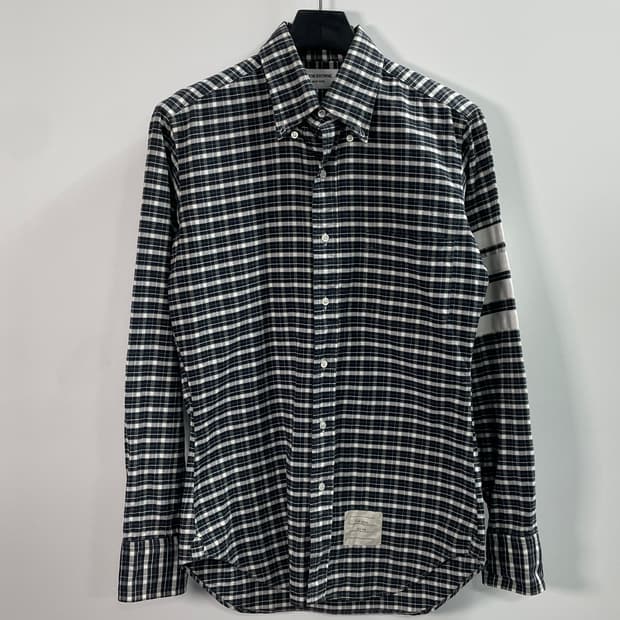 톰브라운 완장 옥스포드 체크 셔츠 (on.217)