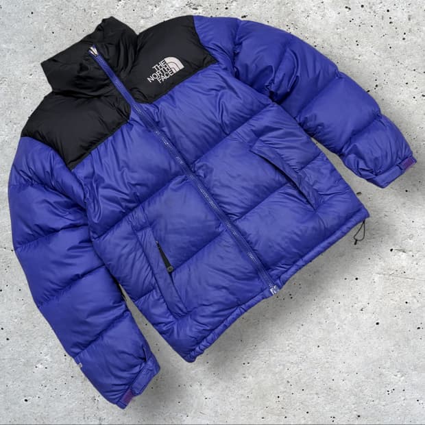 [85/XS] 노스페이스 700 다운 눕시 퍼플 패딩 자켓 C167