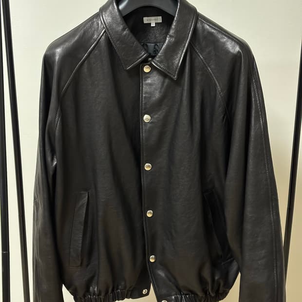 Wouldbe 우드비 Lamb Leather Coach Jacket