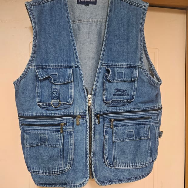 청조끼 데님베스트