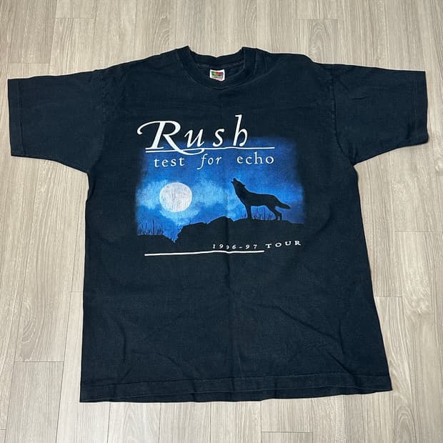 90s 빈티지 밴드티 rush