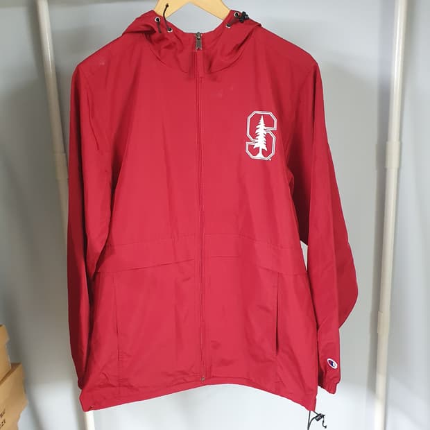 챔피온 레드 바람막이