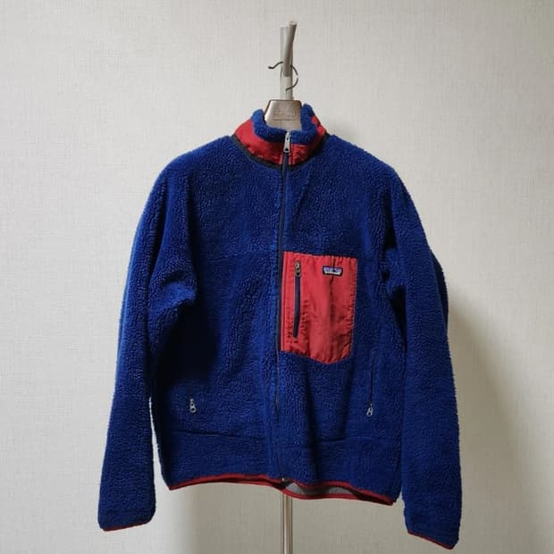 [L/105] USA 파타고니아 클래식 레트로-X (네이비/레드)