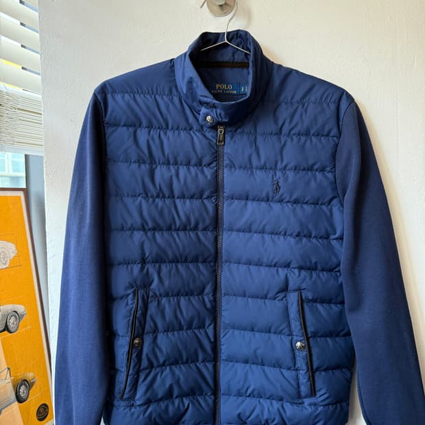 폴로 랄프로렌 하이브리드 퀼팅 집업자켓