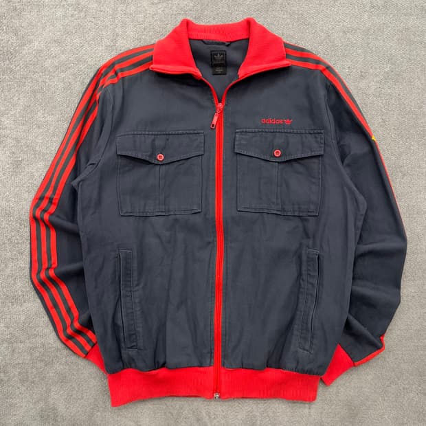 100 아디다스 스페인 멀티포켓 져지