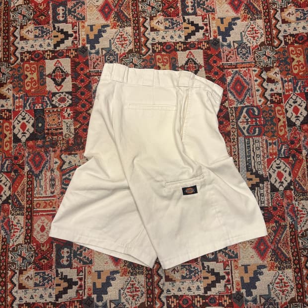 Dickies 13" Loose Fit Work Shorts White