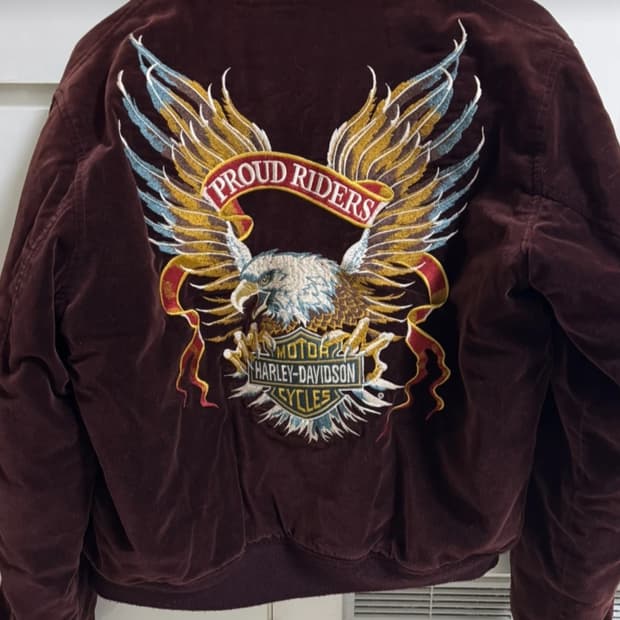 할리데이비슨 독수리자수 점퍼
