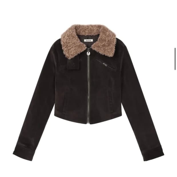 비데블 골덴 퍼자켓 브라운