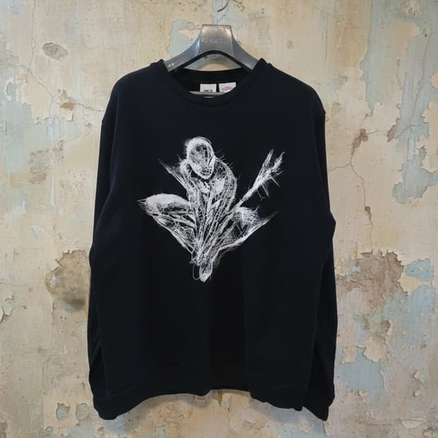 ZARA 스파이더맨 맨투맨 XL 블랙