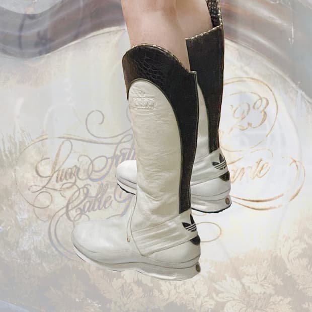 00s 아디다스x미시엘리엇 레더 부츠