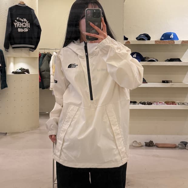 노스페이스 나일론 박시 아노락 U938