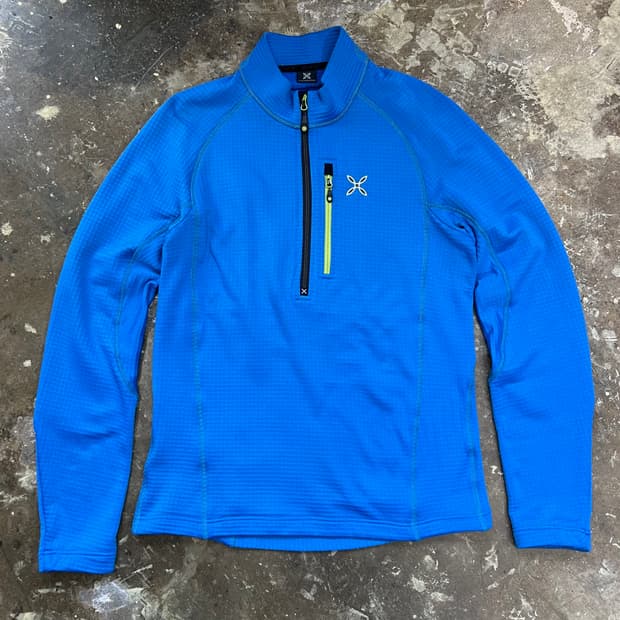 M) 몬츄라 폴라텍 기모 하프집업 티셔츠