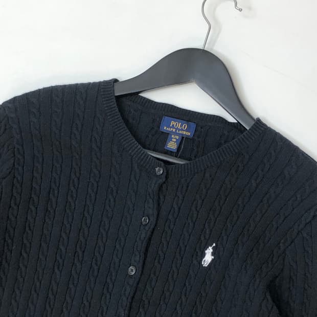 Polo 폴로 랄프로렌 블랙 가디건  