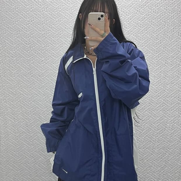 나이키 올드스쿨 빈티지 오버핏 바람막이 자켓 XL C07805