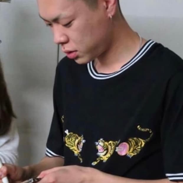 (오혁 기리보이 실착) 언더커버 15ss 호랑이 반팔