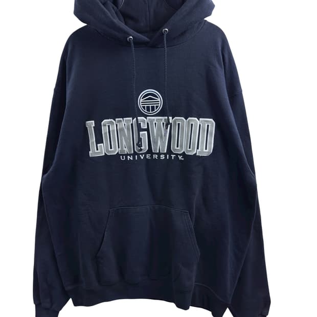 챔피온 LONGWOOD UNIVERSITY 네이비 후드티906