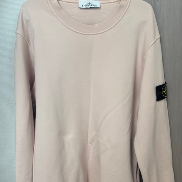 [xl] 21ss스톤아일랜드 맨투맨 인디핑크 한글택정품