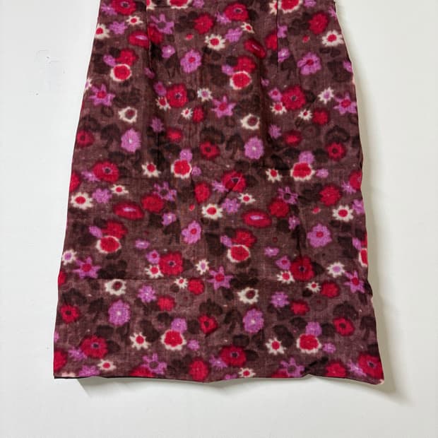 빈티지 플라워 스커트
