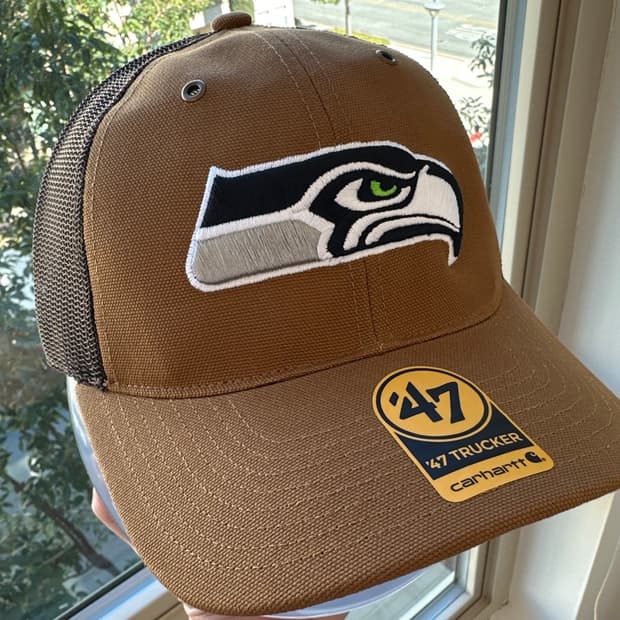 칼하트 x 47 시애틀 시호크스 NFL 트러커 메쉬캡 새상품