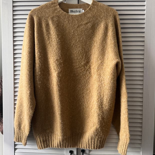 할리오브스코틀랜드 쉐기독 니트 큐민(Cummin) L 