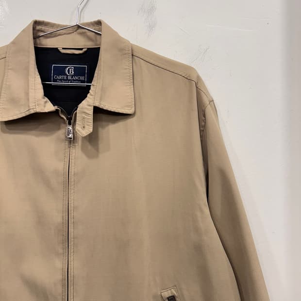 까르트블랑슈 올드스쿨 코튼 집업 점퍼