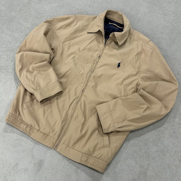 폴로 랄프로렌 스윙톱 체크 자켓 s