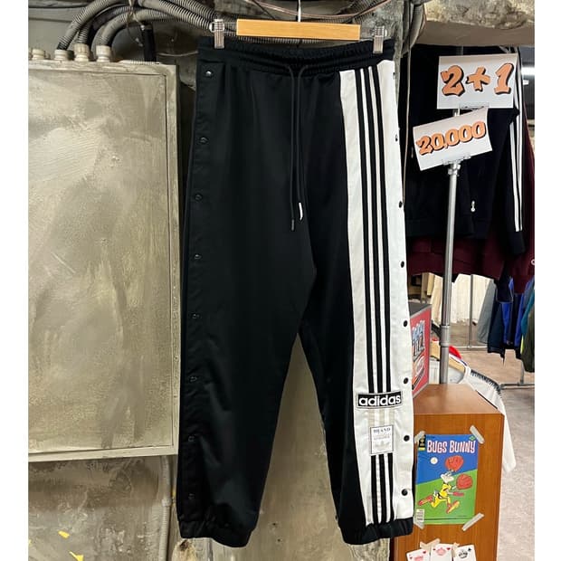 아디다스 브레이크 팬츠 블랙 S #csz3719