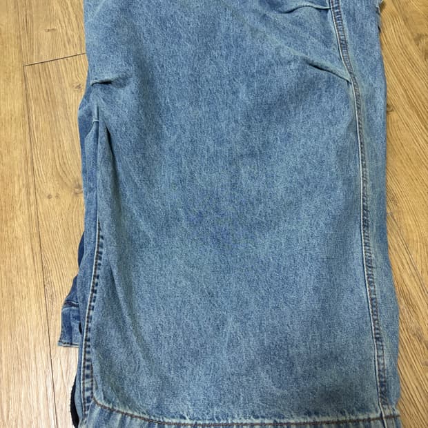 gu undercover 와이드 카고 데님 xl