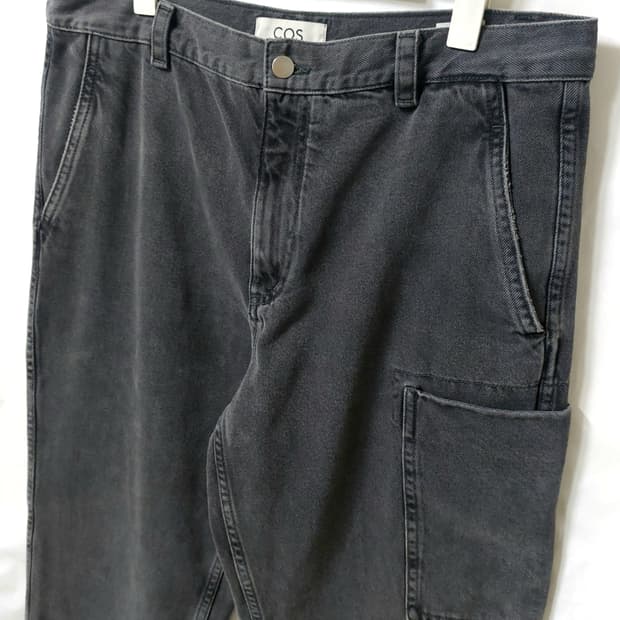 COS 코스 가먼트다이 카고 데님 36