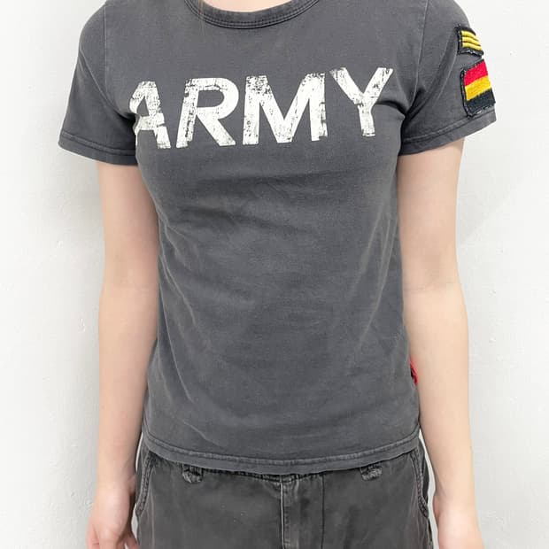 ARMY 패치 티셔츠