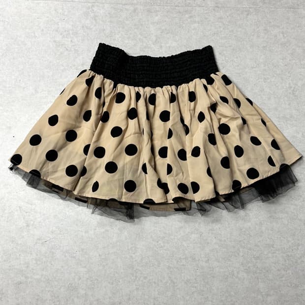 라떼갸루 도트 캉캉 스커트 