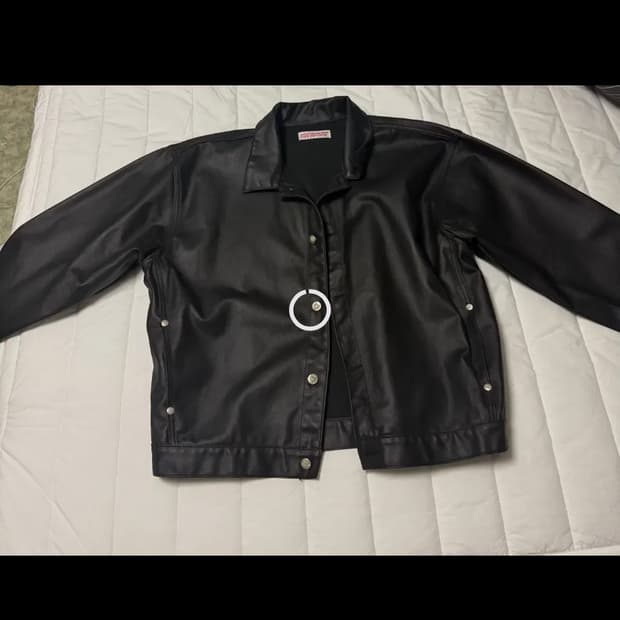 왓더파티 레더 드래곤 자켓