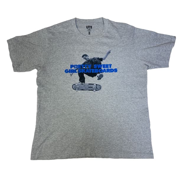 빈티지 유니클로 x 걸 스케이트보드 girl skateboards 티셔츠