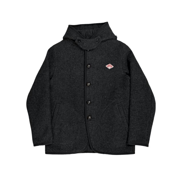 단톤 후드 울 코트