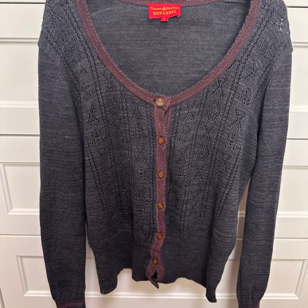 비비안 웨스트우드 레드라벨 가디건