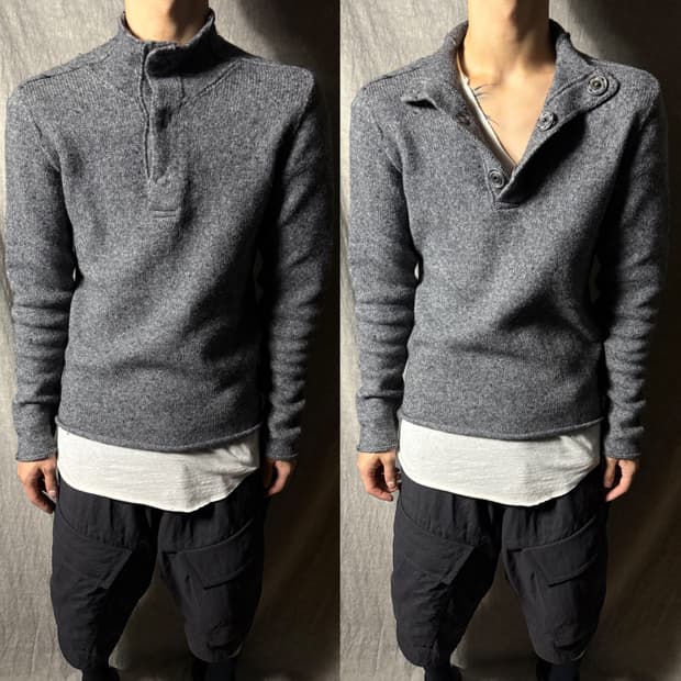 Transit UOMO High Neck Alpaca Blend Knit