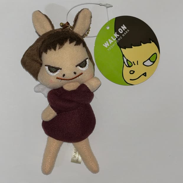 요시토모 나라 Yoshitomo Nara 블랙가드엔젤 인형 키링