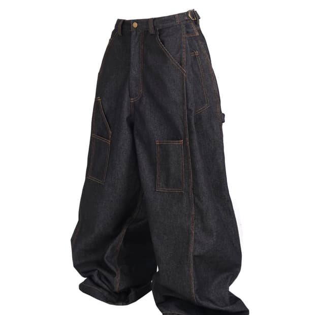 뉴치프시크dp redux moon raw denim pants