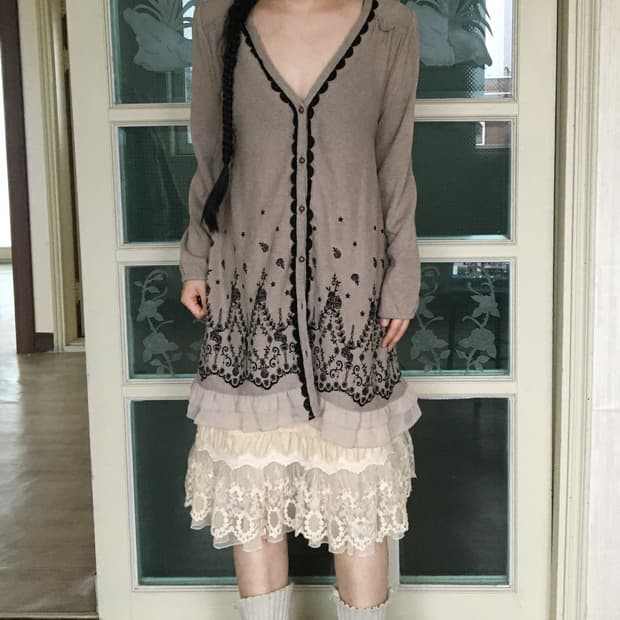 Axes femme knit cardigan