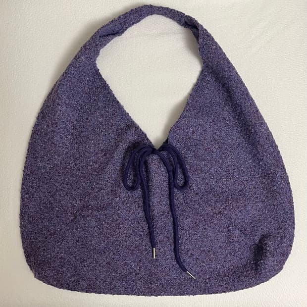 보르 jeanne knit shoulder bag purple
