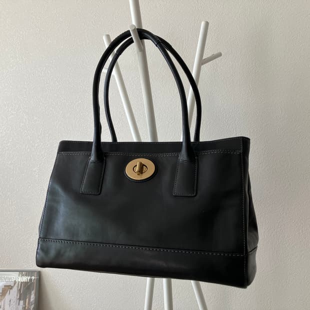코치 블랙 토트백 숄더백 올드코치 y2k madeline bag