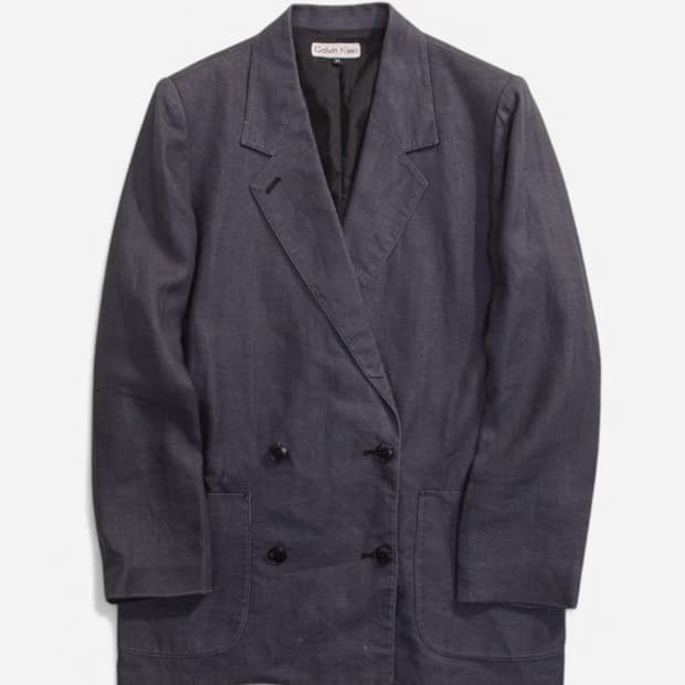 90s calvin klein double jacket